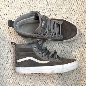 Vans Gray High Top Sneakers